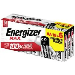 Energizer Max Mignon (AA)-Batterie Alkali-Mangan 1.5 V 24 St.