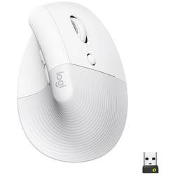 Logitech, Logitech ergonomische Maus "Maus Lift Off-white" kabellos