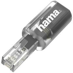 Hama, Hama USB-Adapter Anti-Twist Schwarz Transparent