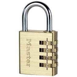Master lock, Master Lock Vorhängeschloss 604EURD 4 x 1,8 x 8,1 cm Zahlenkombination Aluminium Gold