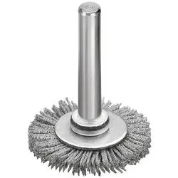 Rundbürste D.30mm Schaft 6mm SiC Schleifborsten K.320 6mm 20000min-¹ LESSMANN