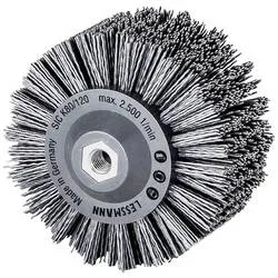 Rundbürste D.140mm M14 SiC Schleifborsten K.80 60mm 2500min-¹ LESSMANN