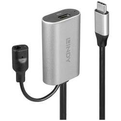 LINDY USB-Kabel USB 3.2 Gen1 USB-C® Stecker, USB-C® Buchse 5.00 m Schwarz Aktiv mit Signalverstärkung 43271
