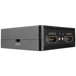 LINDY 38358 2 Port HDMI-Splitter 3840 x 2160 Pixel Schwarz