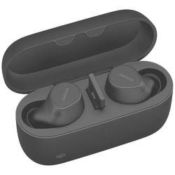 Jabra Evolve2 Buds In Ear Kopfhörer Bluetooth® Stereo Schwarz Mikrofon-Rauschunterdrückung, Noise Cancelling Ladecase,