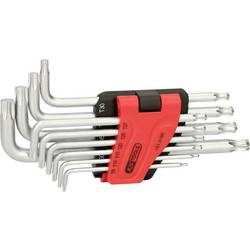 KS Tools, Winkelstiftschlüssel-Satz lang, Torx mit Kugelkopf, 10 Teile KS Tools