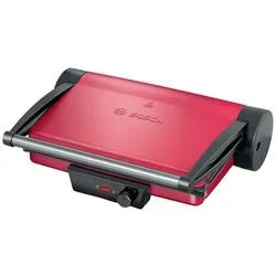 Bosch Haushalt TCG4104 Elektro Kontaktgrill Schwarz, Rot
