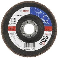 Bosch Accessories 2608606717 X551 Fächerschleifscheibe Durchmesser 125 mm Bohrungs-Ø 22.33 mm Körnung (num) 60 Stahl 1