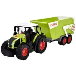 Dickie Toys, Traktor Claas mit Anhänger
