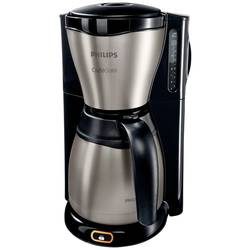 Philips Home Café Gaia HD7548/20 Kaffeemaschine Schwarz, Edelstahl Fassungsvermögen Tassen=15 Isolierkanne