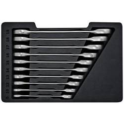 Bosch Professional 1.600.A02.AU0 PRO Doppel-Ringratschenschlüssel-Satz 10teilig Schlüsselweite (Metrisch) 8 - 19 mm