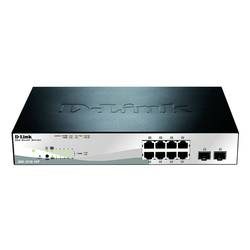D-Link DGS-1210-10P/E DGS-1210-10P/E Netzwerk Switch 8 + 2 Port 20 GBit/s PoE-Funktion