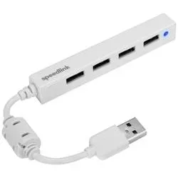 speedlink, SPEEDLINK SNAPPY USB Slim Hub 2.0 SL140000W 4-port, passive, white