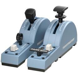 THRUSTMASTER - TCA Quadrant Add-On Airbus Edition Flugsimulator-Brems- und Landeklappen, Blau