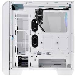 Thermaltake CA-1P6-00M6WN-00 Midi-Tower PC-Gehäuse Weiß LCS Kompatibel, Seitenfenster, Für DIY Wasserkühlung geeignet,