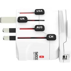 SKROSS, SKROSS World Travel Adapter 1.302539 PRO-World & USB (7A)