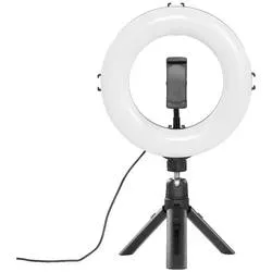 hama 00004657 LED-Ringleuchte SpotLight Smart 80 II, Set für Smartphone
