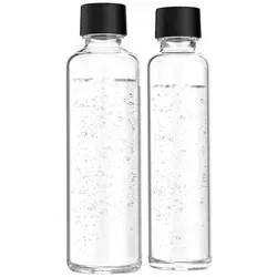 Sodapop - Wassersprudler-Flaschenset, 600 ml/850 ml, Transparent