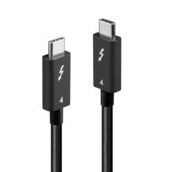 LINDY - Thunderbolt-Kabel 1 m 40 Gbit/s, Schwarz, One Size