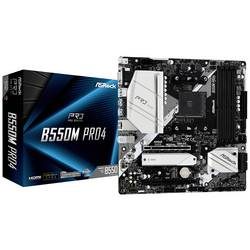 ASRock B550M Pro4 Mainboard Sockel (PC) AMD® AM4 Formfaktor (Details) Micro-ATX Mainboard-Chipsatz AMD® B550