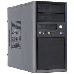 Chieftec Mesh Series CT-01B-350GPB Mini-Tower PC-Gehäuse Schwarz