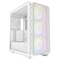 MONTECH AIR 903 MAX Midi-Tower PC-Gehäuse Weiß 4 Vorinstallierte LED Lüfter
