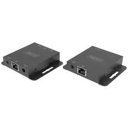 Digitus DS-55519 1 Port HDMI Extender Set Schwarz