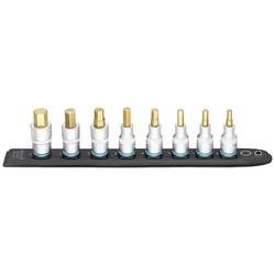 Hazet 986-SR/8 Innen-Sechskant Steckleiste 12.5 mm 1/2 8teilig Vierkant, 1/2 (12.5 mm)