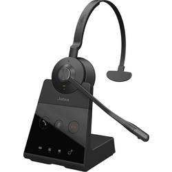 Jabra Engage 65 SE Mono On Ear Headset DECT, kabelgebunden Mono Schwarz Noise Cancelling Mikrofon-Stummschaltung, NFC