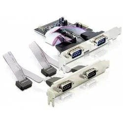 Delock 4 x serial PCI Express Card - Serieller Adapter