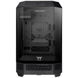 Thermaltake The Tower 300 Micro-Tower Gaming-Gehäuse Schwarz 2 vorinstallierte Lüfter, Seitenfenster