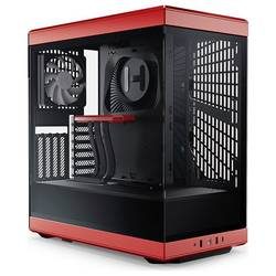 HYTE Y40 Tempered Glass Midi-Tower PC-Gehäuse Schwarz-Rot