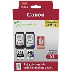 Canon, Canon Tintenpatrone "PG-545XL/CL-546XL Tinte mit hoher Reichweite + Fotopapier Value Pack"