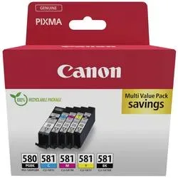 Canon, Canon -  PGI-580/CLI-581 PGBK/C/M/Y/BK MULTI, Tintenpatronen