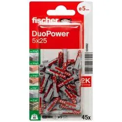 Fischer 534992 DuoPower 5 x 25 K NV 2-Komponenten-Dübel 25 mm 5 mm 1 Set