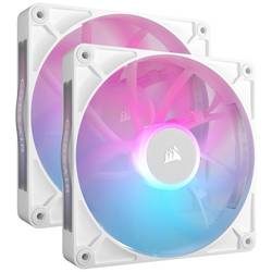 Corsair iCUE LINK RX140 RGB PC-Gehäuse-Lüfter Weiß (B x H x T) 140 x 140 x 25 mm inkl. LED-Beleuchtung