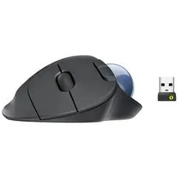 Logitech, Logitech - ERGO M575 for Business Maus rechts RF Wireless + Bluetooth Trackball 2000 DPI