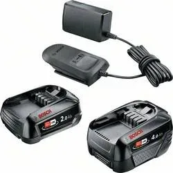 Bosch, BOSCH Akku-Set 2 Akkus 2Ah + 4Ah, 18 V, inkl. Ladegerät