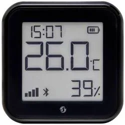 Shelly, Shelly WLAN-Luftfeuchte- und Temperatursensor H&T Gen3, Schwarz