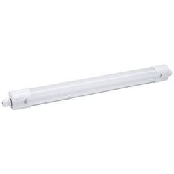 ENOVALITE LED Feuchtraumleuchte PRO 18W 4000K Neutralweiß Wannenleuchte Fast Connector Durchschleifbar 65cm IP65 Weiß