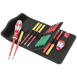 Wera Kraftform Kompakt VDE Stainless 17 extra slim 1 Elektriker Wechselklingen-Set