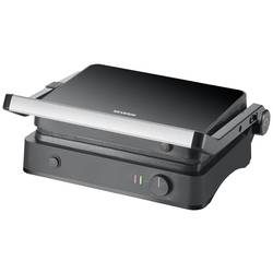 Severin SEVINI Lite KG 2398 Tisch Kontaktgrill stufenloser Temperaturregler Schwarz/Silber
