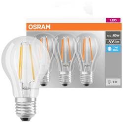 OSRAM HOMELIGHTING 4058075819535 LED EEK E (A - G) E27 Glühlampenform 6.5 W = 60 W Neutralweiß (Ø x H) 60 mm x 60 mm 3