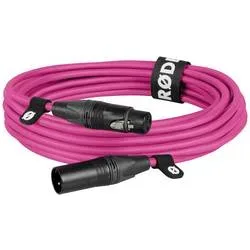 Rode XLR6M-P XLR Verbindungskabel 6 m Rosa