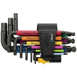 Wera 950/9 Hex-Plus Multicolour Imperial 3 Innen-Sechskant Winkelschraubendreher-Set 5/64 Zoll, 3/32 Zoll, 1/8 Zoll,