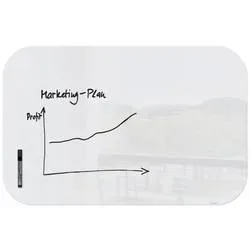 Sigel Glas-Magnetboard Artverum (B x H) 1000 mm x 650 mm Weiß GL303