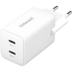 Intenso, INTENSO Power Charger 40W GaN white 7804012 2 x USB-C