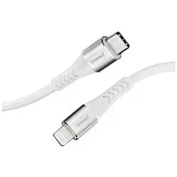 Intenso, INTENSO Cable USB-C to Lightning 7902002 1.5 m, Nylon white