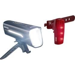 Osram Automotive Fahrradbeleuchtung Set RACE 80 SET LED akkubetrieben Schwarz