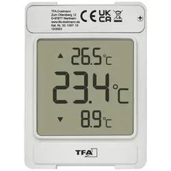 TFA Dostmann WINDOO Fenster-Thermometer Grau 30.1067.15